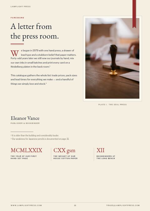 Books & Stationery — Welcome / About page