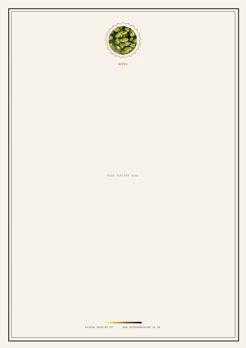 Brewery & Craft Beer — Framed Blank page