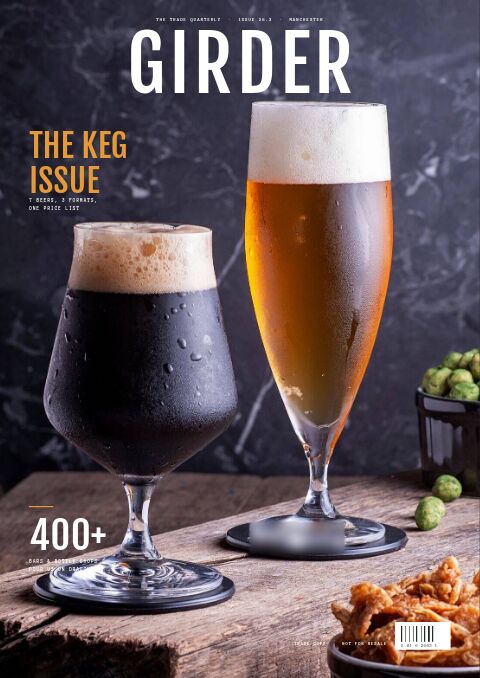 Brewery & Craft Beer — Cover · magazine page