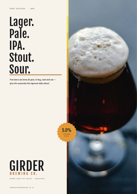 Brewery & Craft Beer — Cover · split page