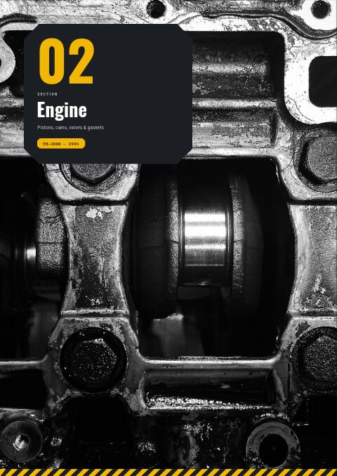 Automotive Parts Catalog — Collection Divider page