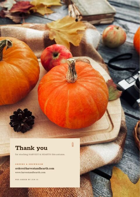 Autumn Collection — Back Cover page