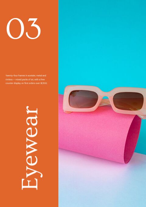 Bags & Accessories Catalog — Collection Divider page