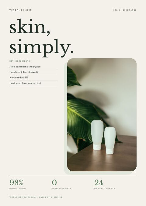 Beauty Catalog catalog template cover