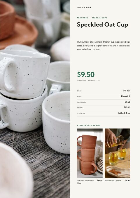 Best Sellers — Featured Product page