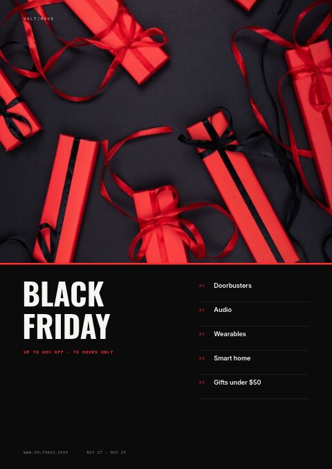 Black Friday — Cover · band page