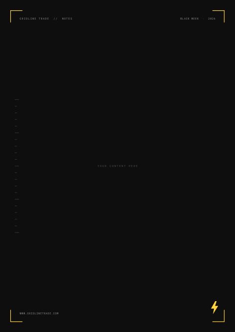 Black Week — Framed Blank page