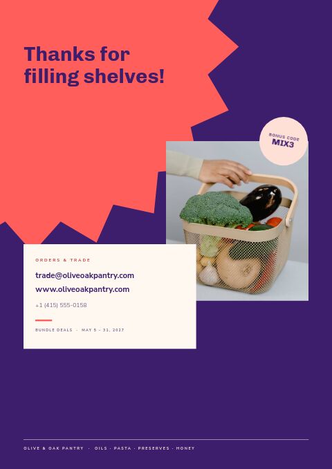 Bundle Deals — Back Cover page