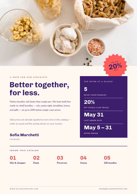 Bundle Deals — Welcome / About page