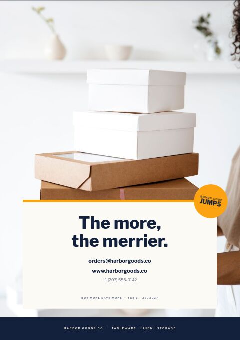 Buy More Save More — Back Cover page