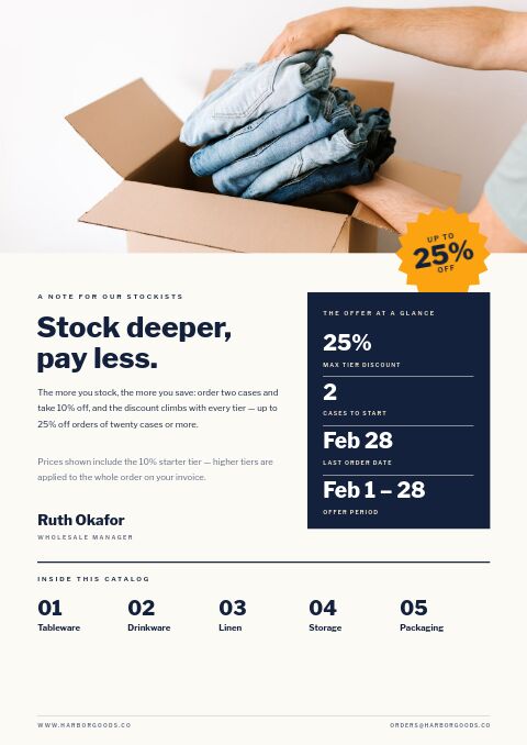 Buy More Save More — Welcome / About page