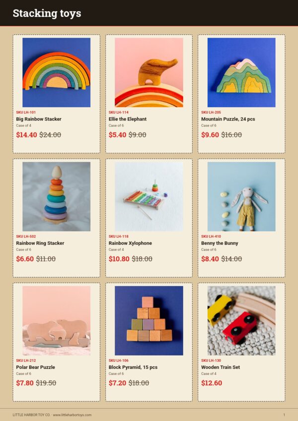 Clearance Sale — product page, 3 × 3 grid