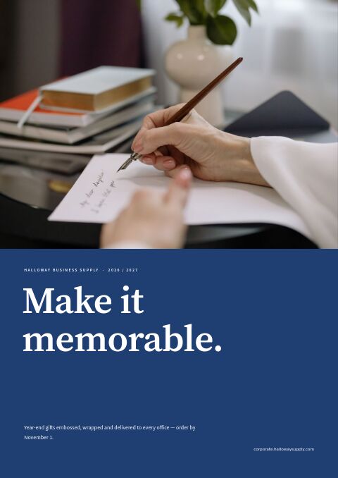 Corporate Catalog — Cover · poster page