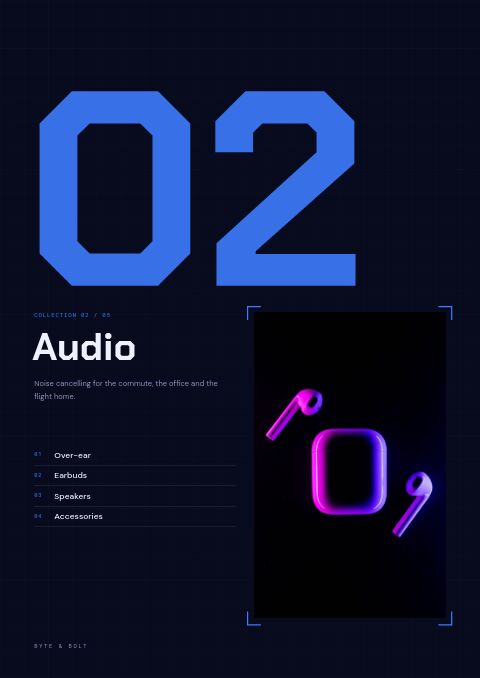 Cyber Monday — Collection Divider page