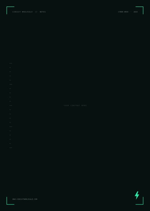 Cyber Week — Framed Blank page