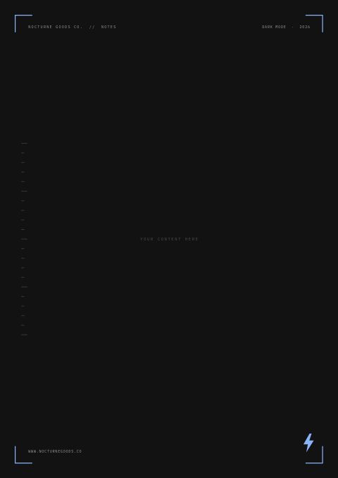 Dark Mode Catalog — Framed Blank page
