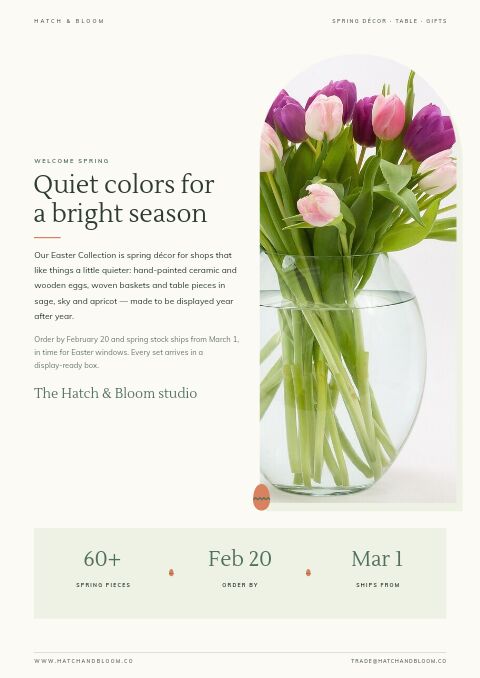 Easter Collection — Welcome / About page
