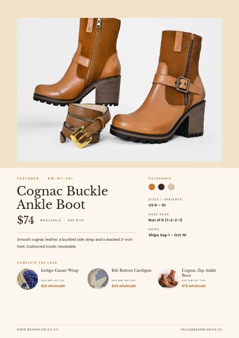 Fall Preview — Featured Product page