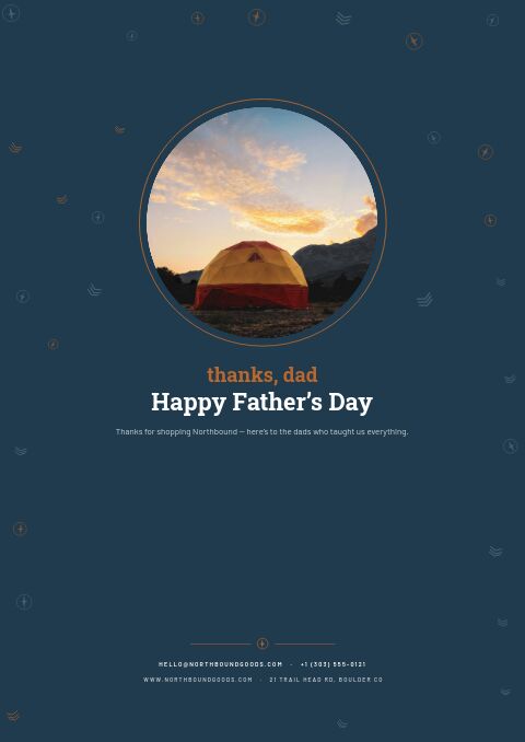 Father’s Day — Back Cover page