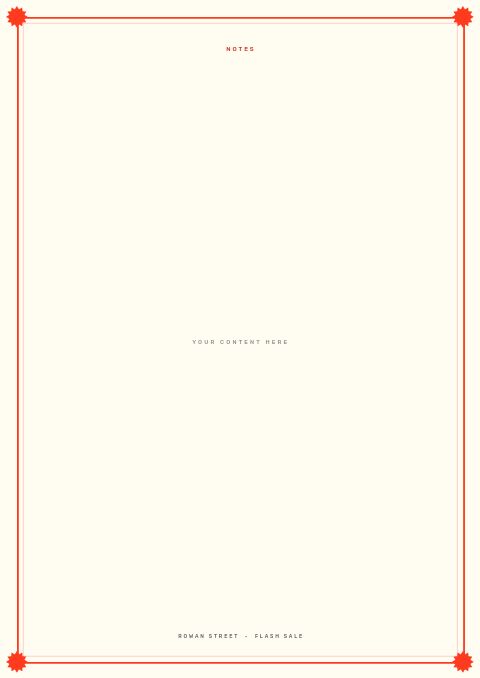 Flash Sale — Framed Blank page