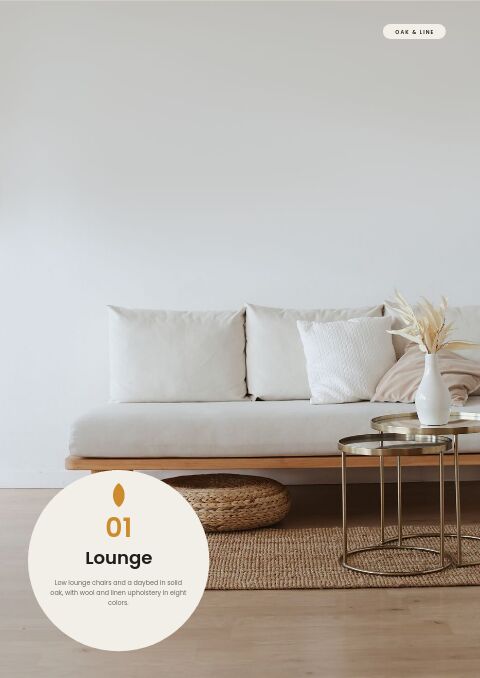 Furniture Catalog — Collection Divider page