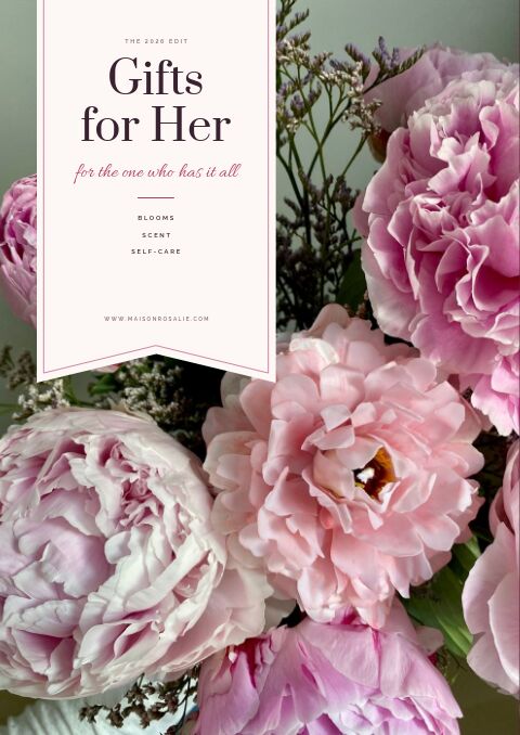 Gifts for Her catalog template cover
