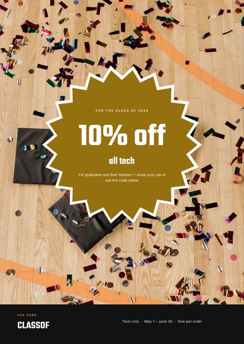 Graduation Gift Guide — Promo / Sale page