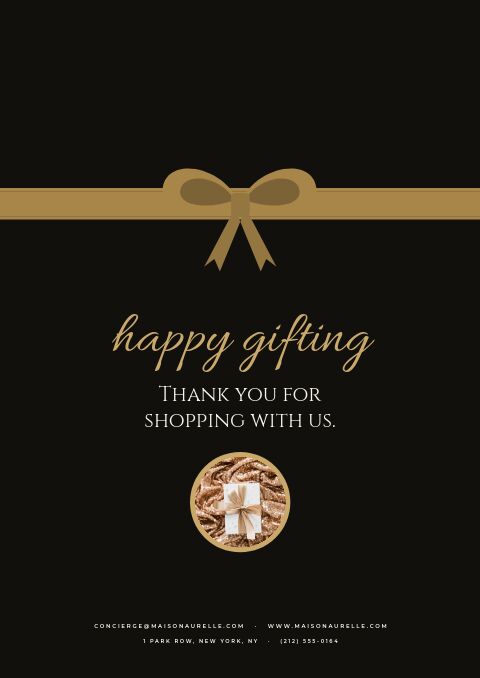 Luxury Gifts — Back Cover page