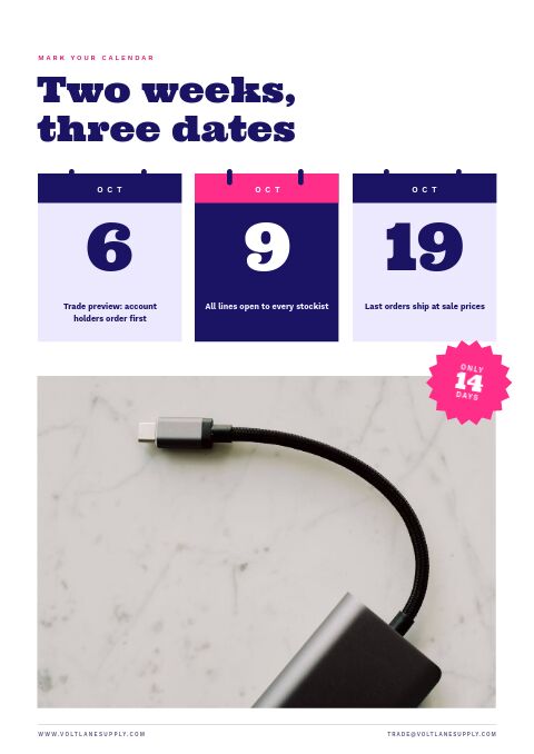 Mega Sale — Event / Launch page