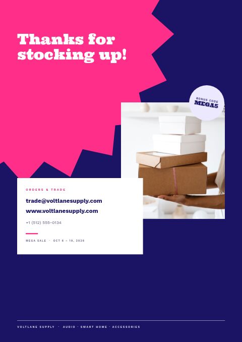 Mega Sale — Back Cover page