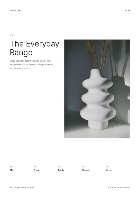 Minimal Catalog catalog template cover