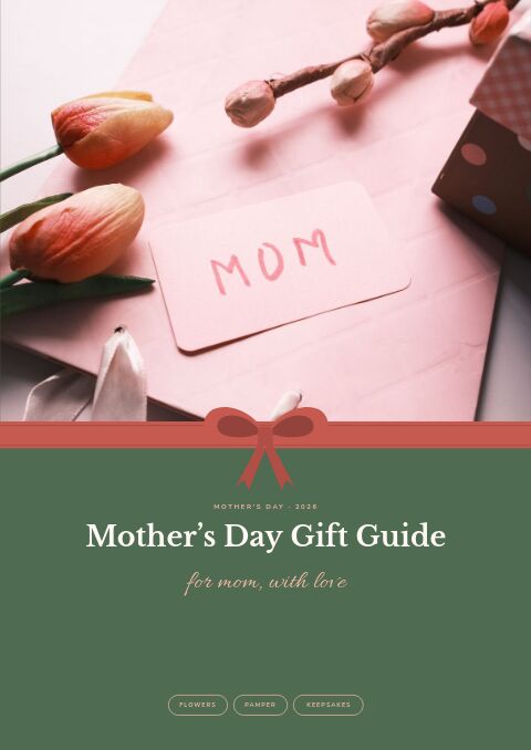 Mother’s Day Gift Guide — Cover · band page