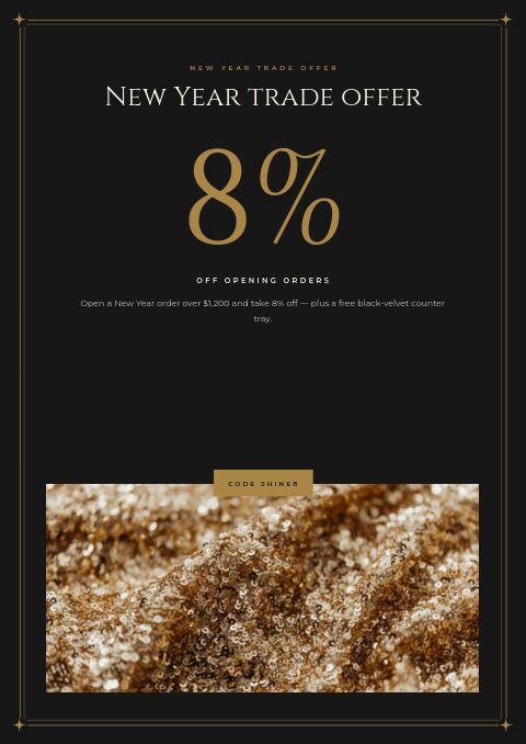 New Year Collection — Promo / Sale page