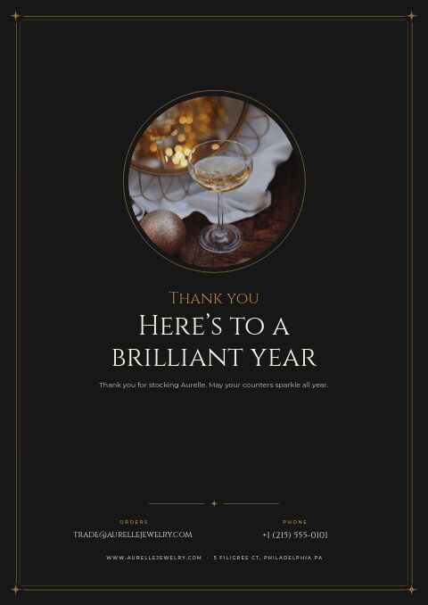 New Year Collection — Back Cover page