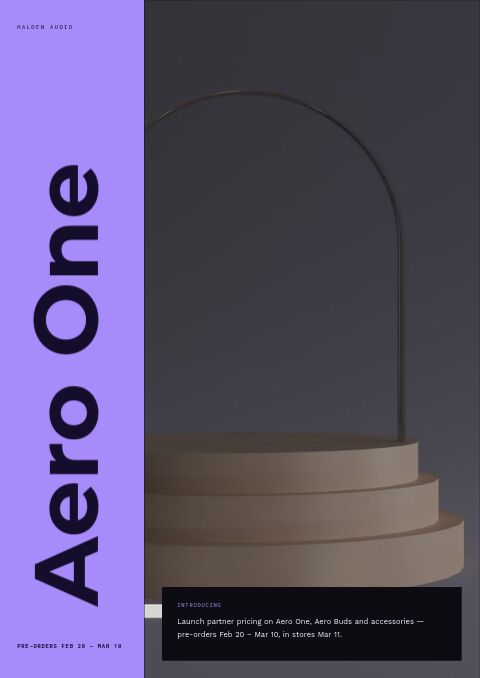 Product Launch — Cover · band page
