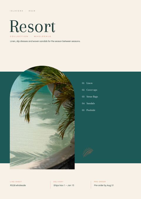 Resort Collection — Cover · band page