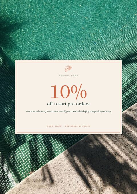 Resort Collection — Promo / Sale page
