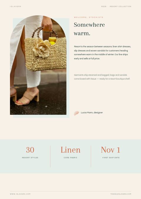 Resort Collection — Welcome / About page