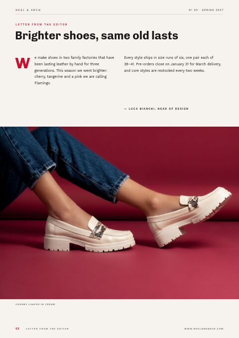 Shoes Catalog — Welcome / About page