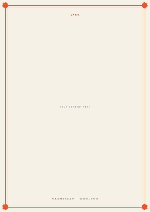 Special Offer — Framed Blank page