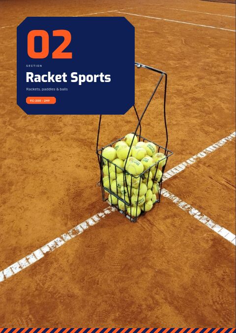 Sports Catalog — Collection Divider page