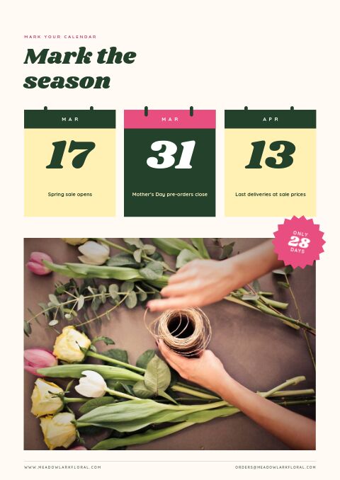 Spring Sale — Event / Launch page
