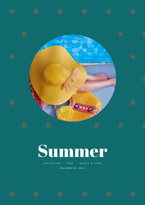 Summer Collection — Cover · poster page