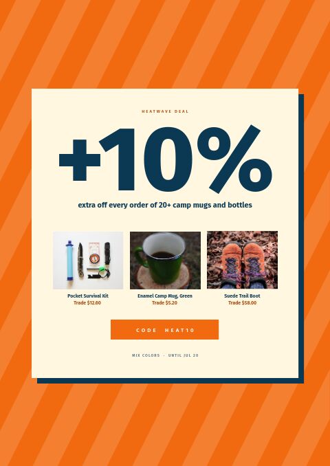 Summer Sale — Promo / Sale page