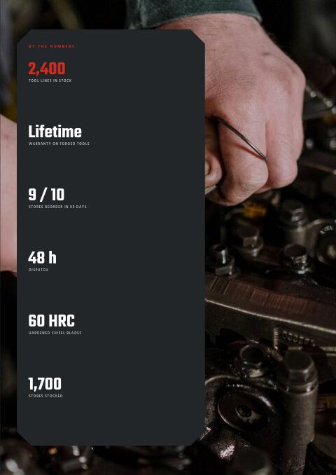 Tools Catalog — By the Numbers page