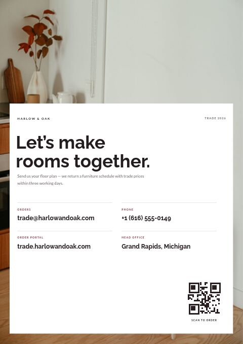 Trade Catalog — Back Cover page