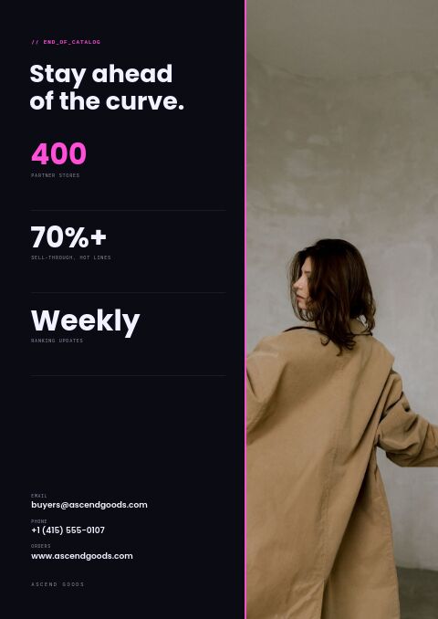 Trending Products — Back Cover page