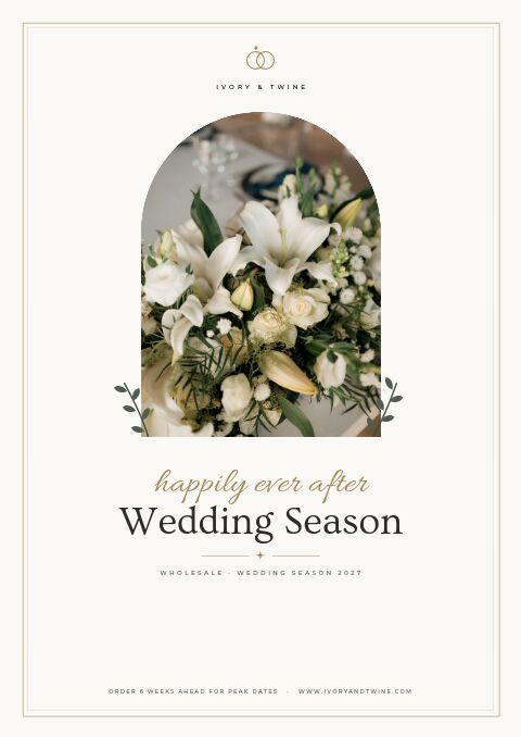 Wedding Season catalog template cover