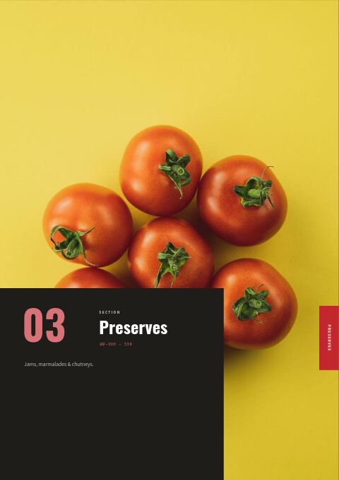 Wholesale Price List — Collection Divider page