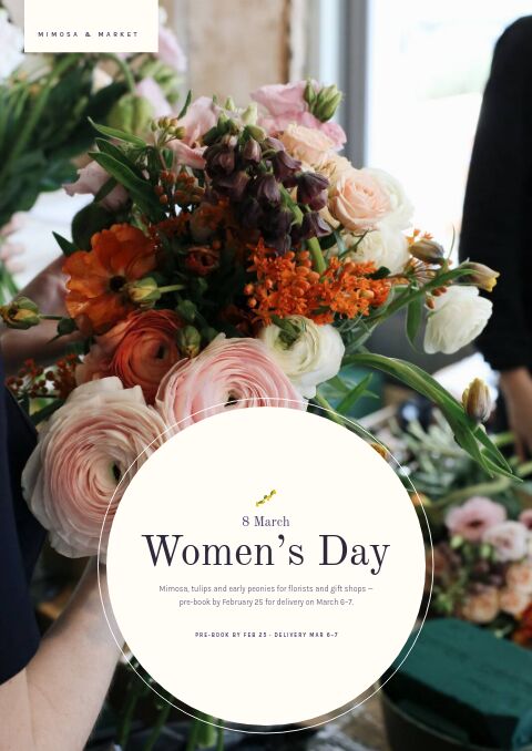 Women’s Day 8 March — Cover · poster page
